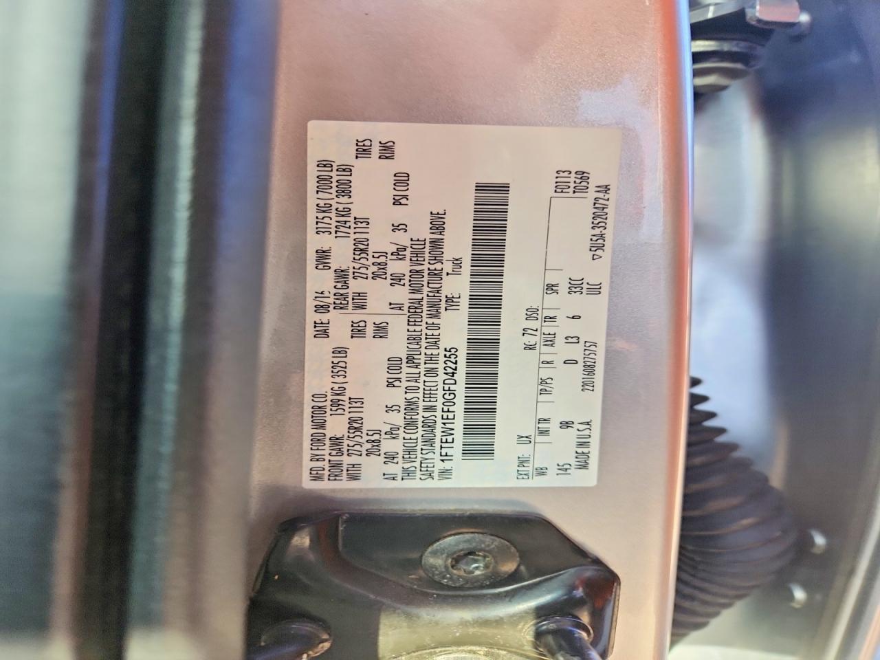 2016 Ford F150 Supercrew