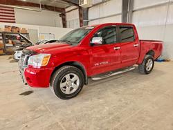 Salvage trucks for sale at Greenwood, NE auction: 2005 Nissan Titan XE