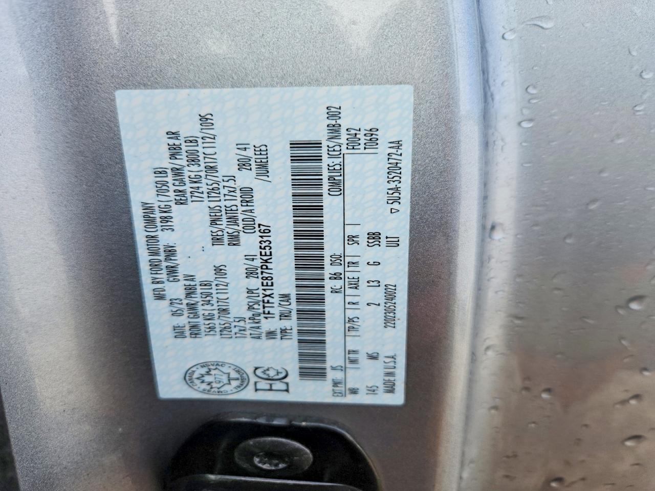 2023 Ford F150 Super Cab