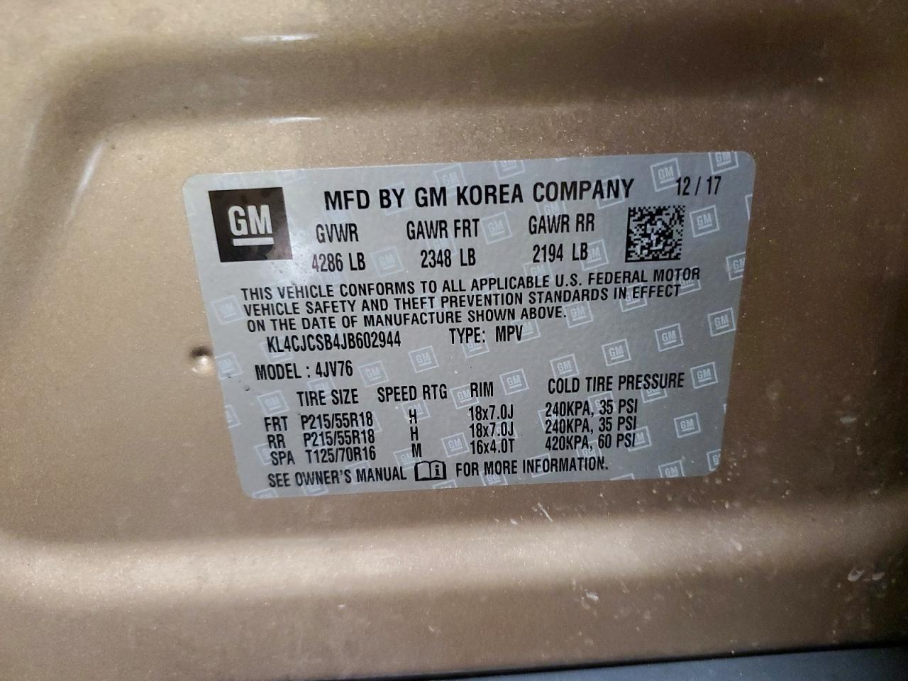 2018 Buick Encore Essence