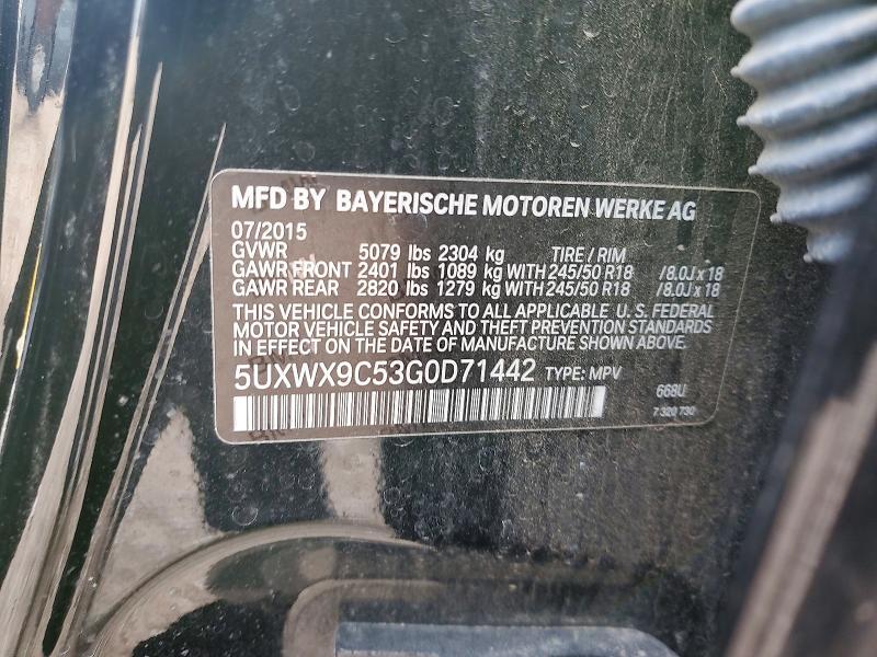 2016 BMW X3 Xdrive28i