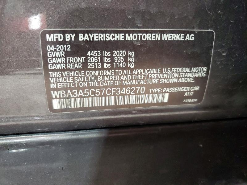 2012 BMW 328 i