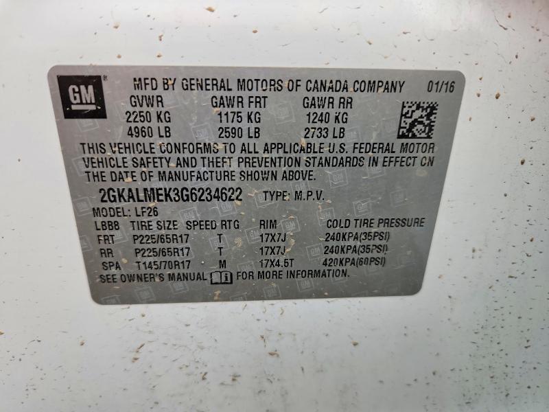 2016 GMC Terrain sle