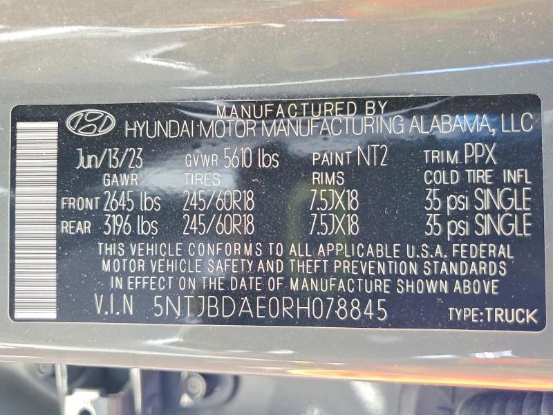 2024 Hyundai Santa Cruz SEL