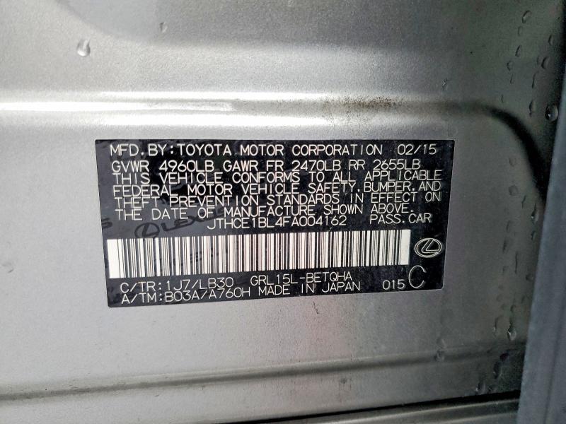 2015 Lexus Gs 350 Base