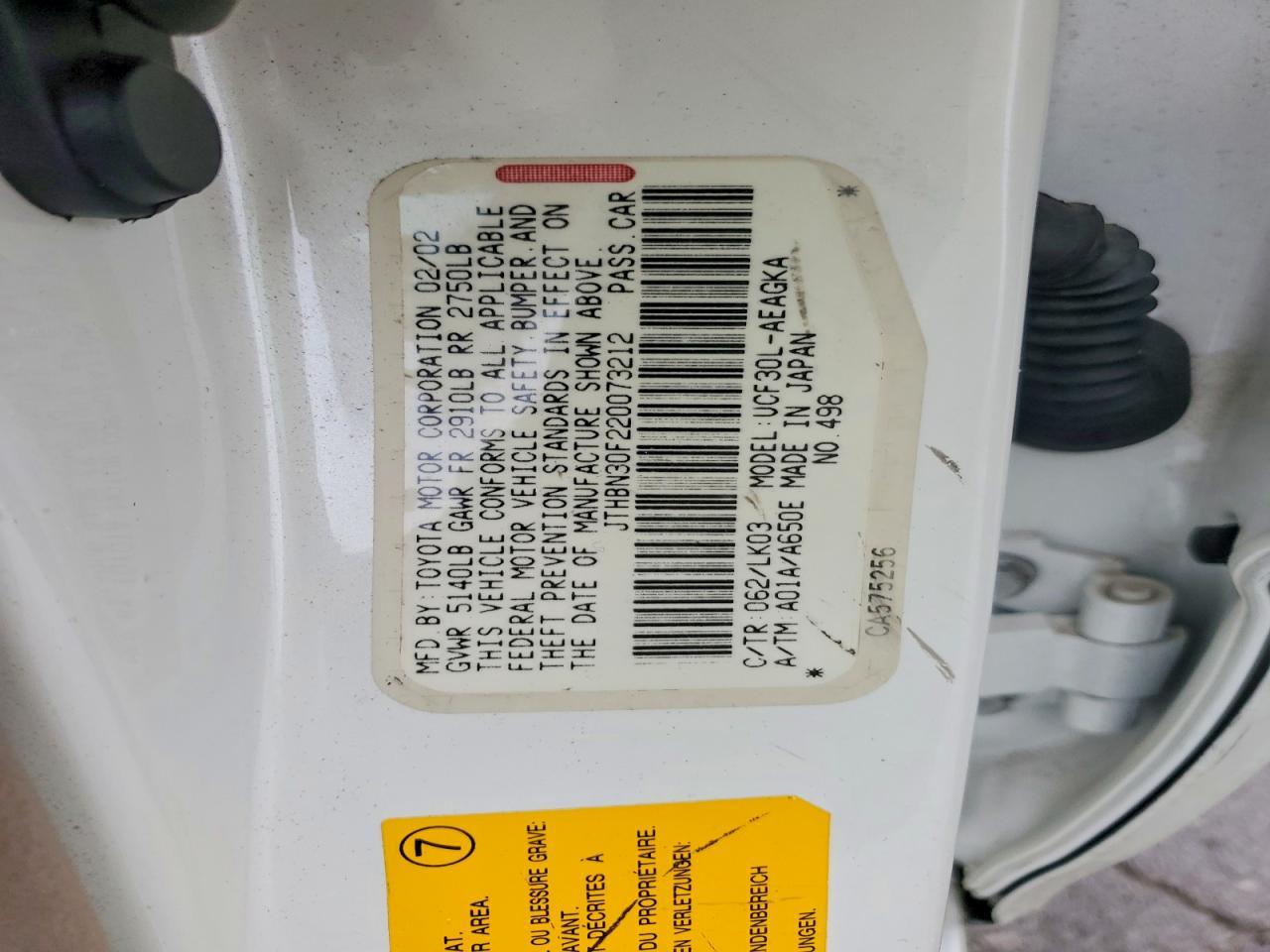 2002 Lexus Ls 430 Base