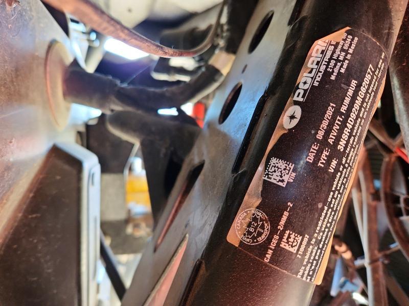 2021 Polaris RZR Utility Vehicle