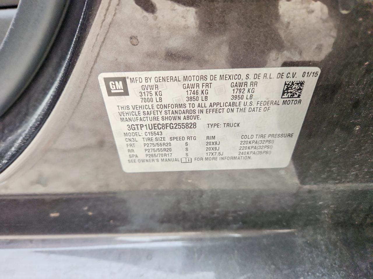 2015 GMC Sierra C1500 SLE