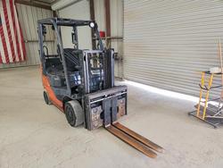 Salvage trucks for sale at Temple, TX auction: 2015 Toyota 8FGCU20 Forklift