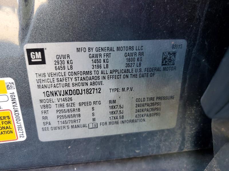 2013 Chevrolet Traverse lt