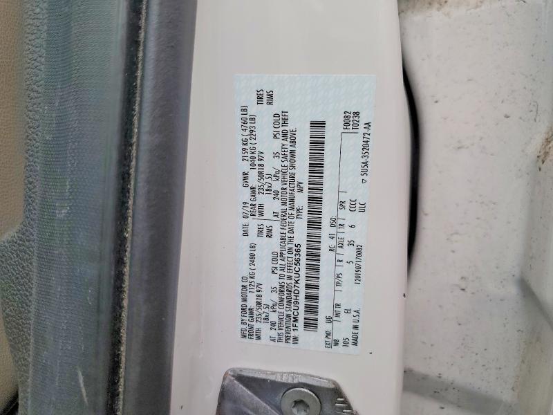 2019 Ford Escape sel