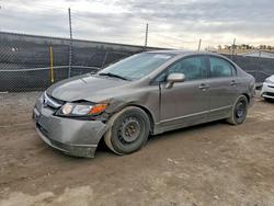 Honda Civic salvage cars for sale: 2008 Honda Civic lx
