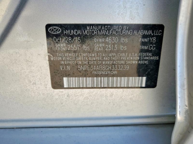 2016 Hyundai Sonata Sport 2.0t