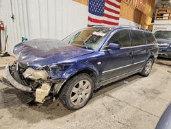 Volkswagen Passat salvage cars for sale: 2001 Volkswagen Passat glx 4motion