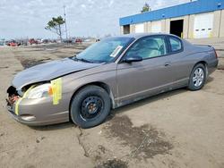 Salvage cars for sale from Copart Woodhaven, MI: 2006 Chevrolet Monte Carlo