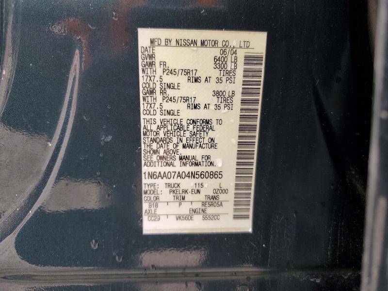 2004 Nissan Titan XE