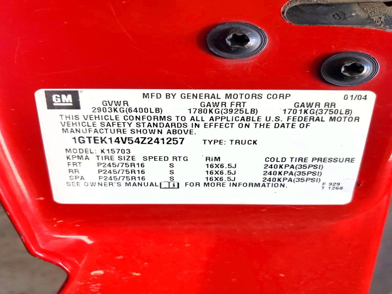 2004 GMC Sierra