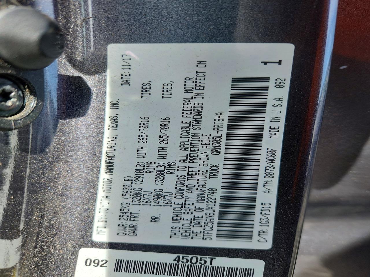 2018 Toyota Tacoma TRD OFF-Road