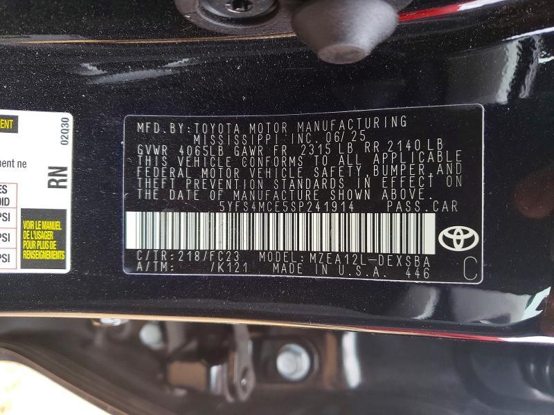 2025 Toyota Corolla se