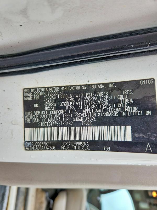 2005 Toyota Tundra SR5