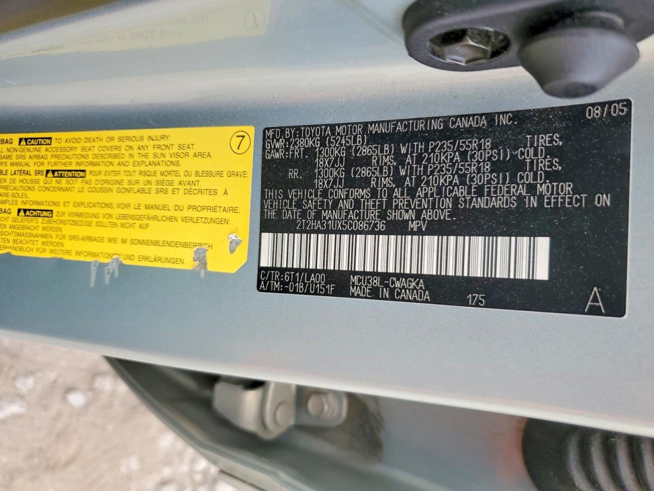 2005 Lexus Rx 330 Base