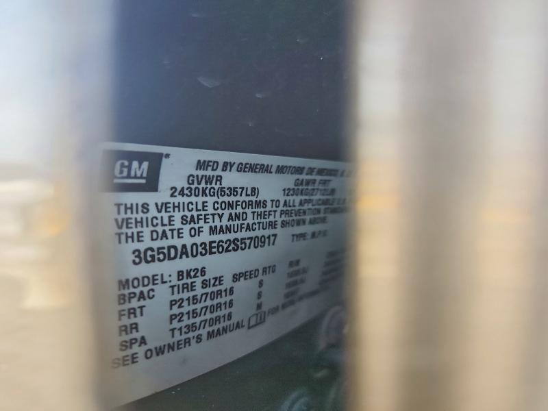 2002 Buick Rendezvous cx