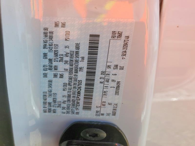 2021 Ford F150 Supercrew