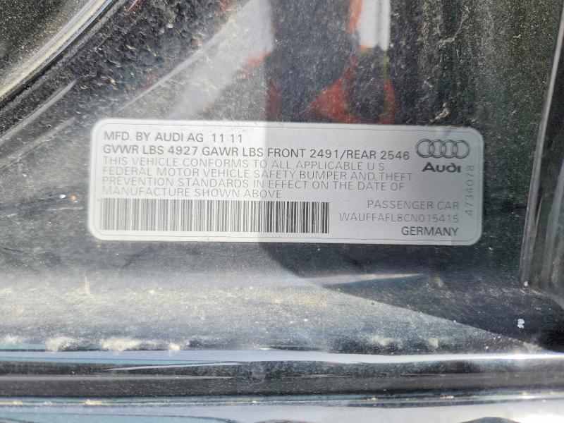 2012 Audi A4 Premium Plus