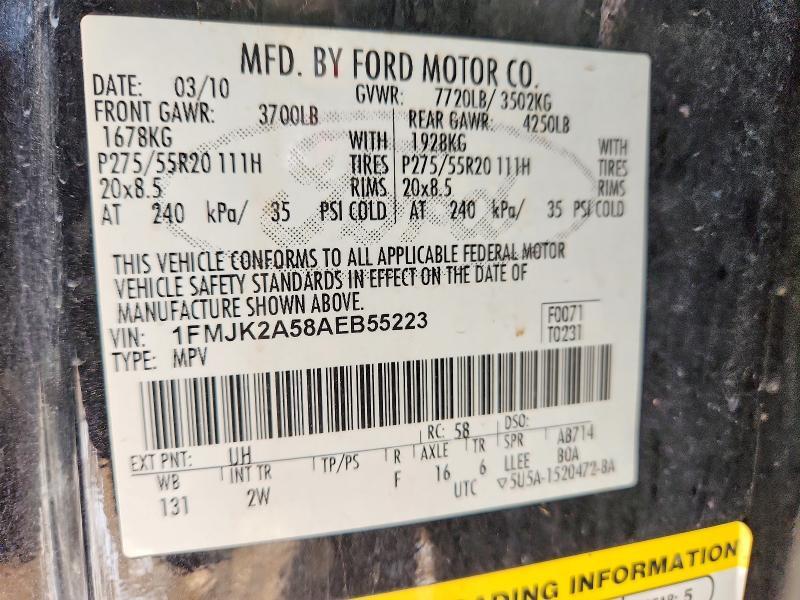 2010 Ford Expedition el Limited