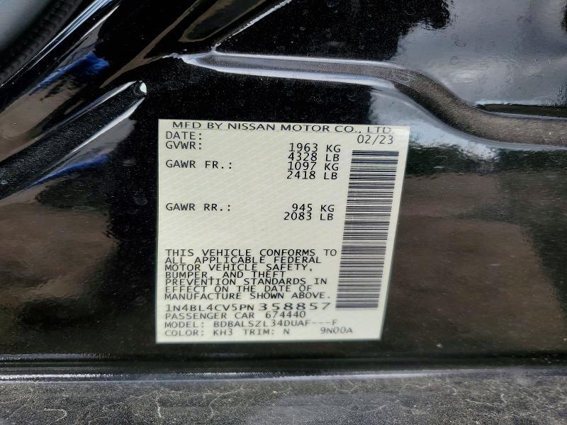 2023 Nissan Altima 2.5 sr