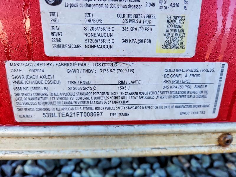 2015 Lgs Industries Trailers