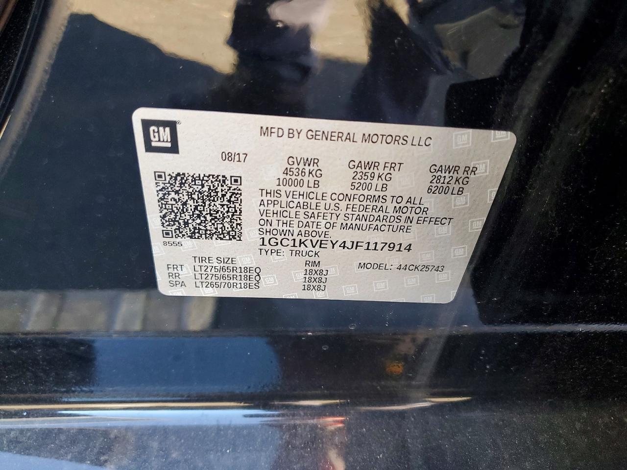 2018 Chevrolet Silverado K2500 Heavy Duty LT