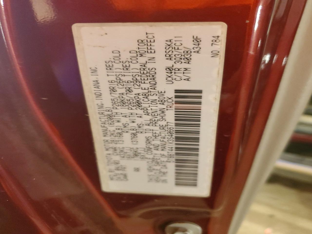 2003 Toyota Tundra SR5