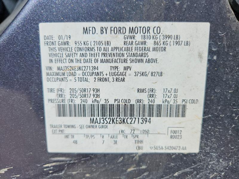 2019 Ford Ecosport Titanium