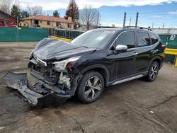 Subaru Forester salvage cars for sale: 2019 Subaru Forester Touring