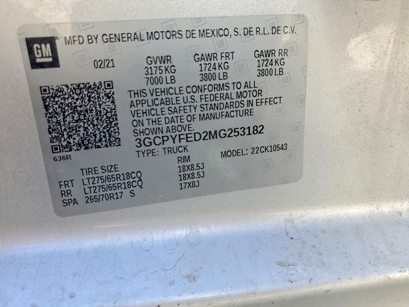 2021 Chevrolet Silverado K1500 LT Trail Boss