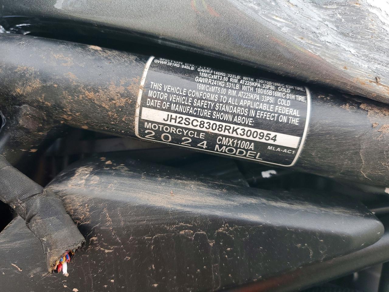 2024 Honda CMX1100 A