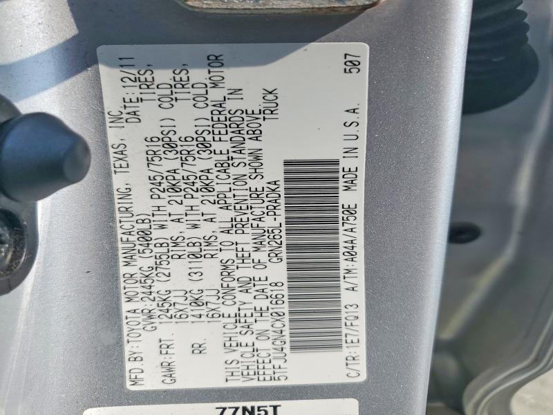 2012 Toyota Tacoma Prerunner V6