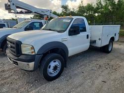2005 Ford F550 Super-flat bed Truck for sale in West Palm Beach, FL
