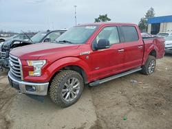 Salvage trucks for sale at Woodhaven, MI auction: 2017 Ford F150 Supercrew