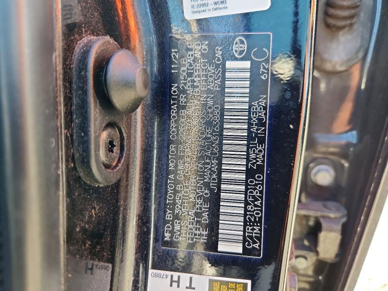 2022 Toyota Prius le