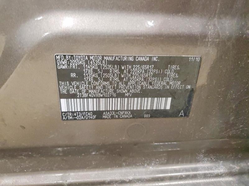 2011 Toyota Rav4 Base