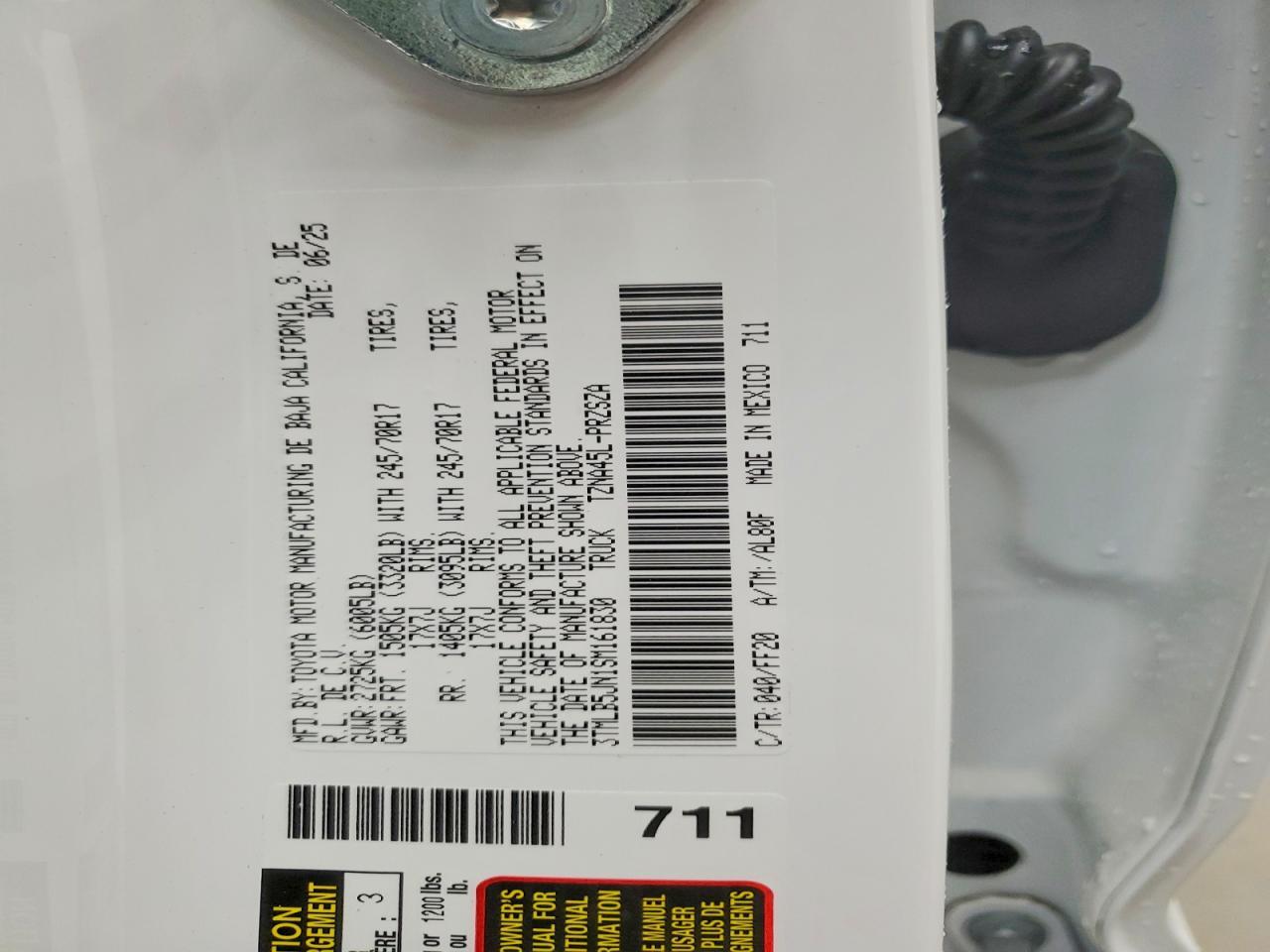 2025 Toyota Tacoma SR5