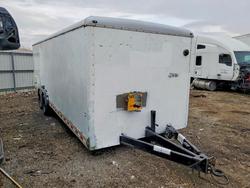 Salvage trucks for sale at Elgin, IL auction: 2008 Wells Cargo Enclosed Cargo Trailer