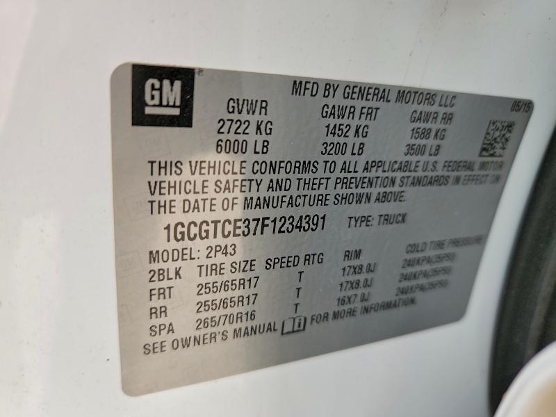 2015 Chevrolet Colorado Z71