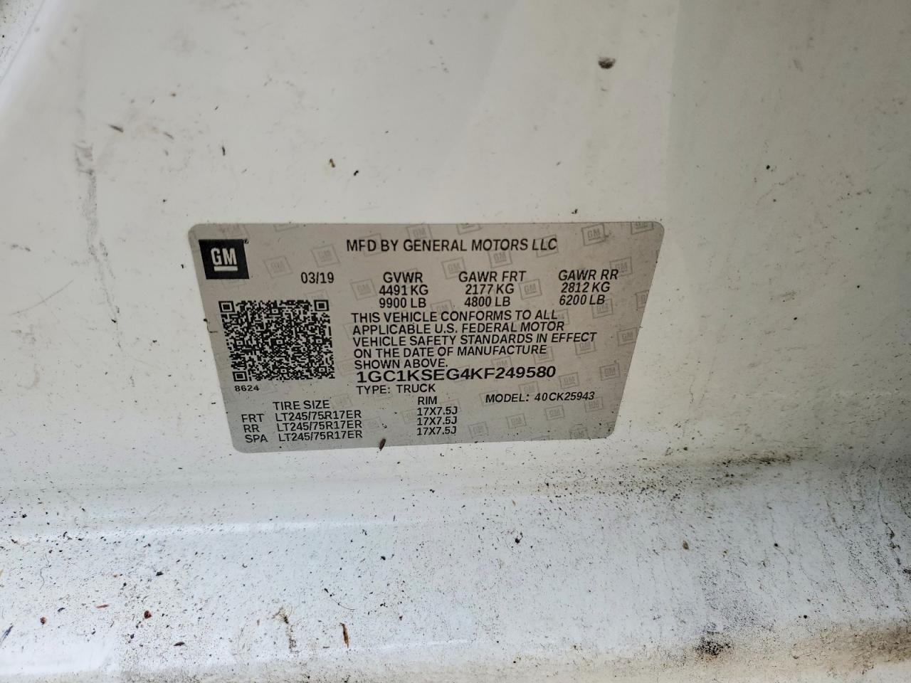 2019 Chevrolet Silverado K2500 Heavy Duty LT