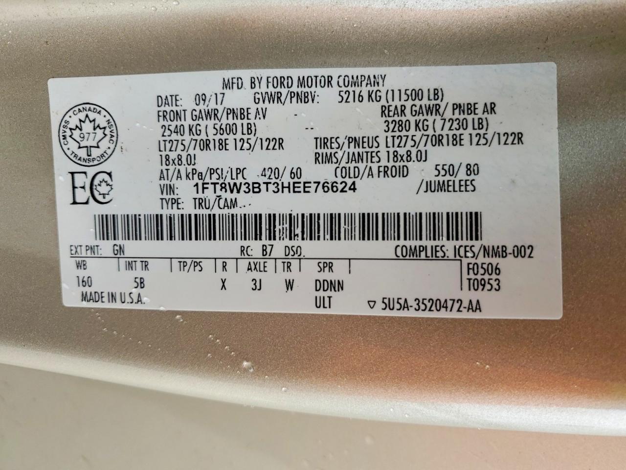 2017 Ford F350 Super Duty