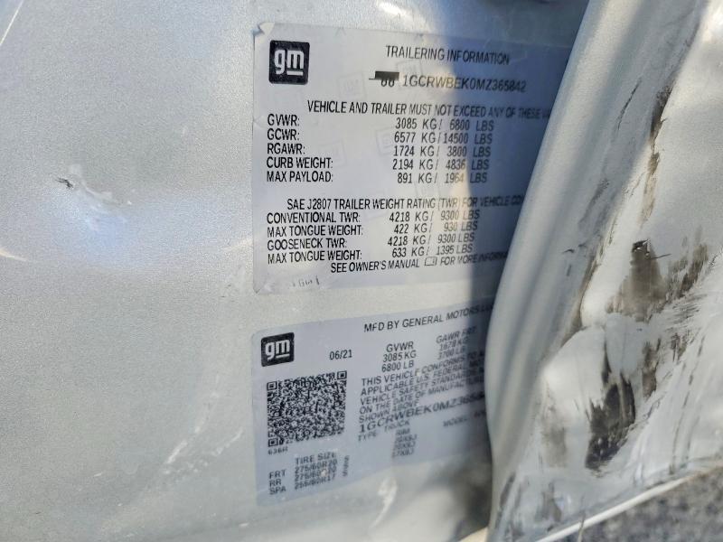 2021 Chevrolet Silverado C1500 Custom