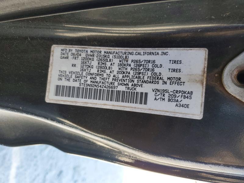2004 Toyota Tacoma Prerunner V6
