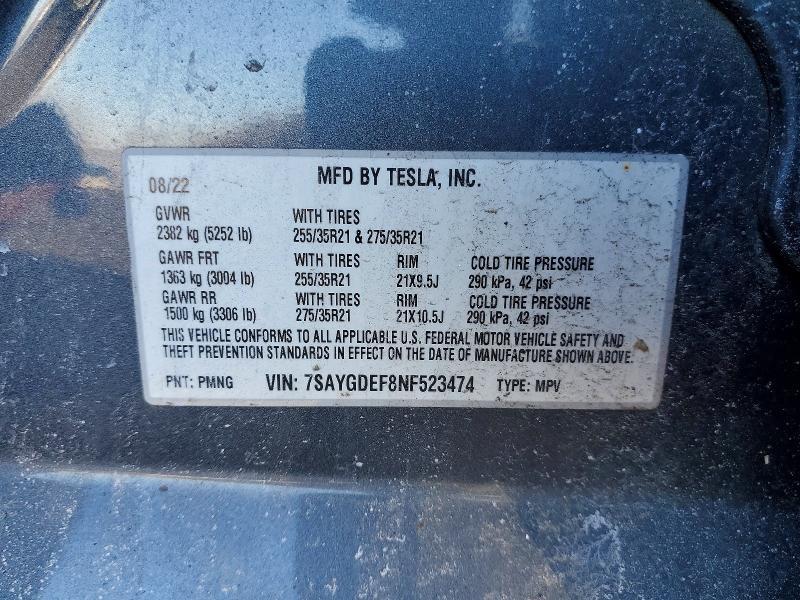 2022 Tesla Model y